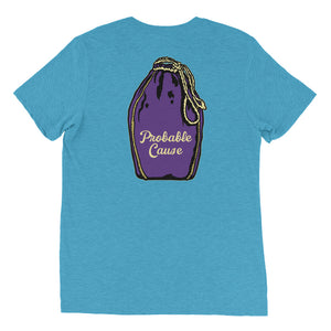 Unisex Probable cause back of shirt design