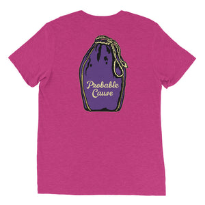 Unisex Probable cause back of shirt design