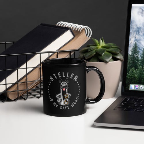 Black Stellen Is My Safe Word Glossy Mug