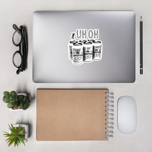 Bubble-free Can of Whoop stickers