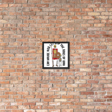 Load image into Gallery viewer, Framed Spartan Dogs of War poster