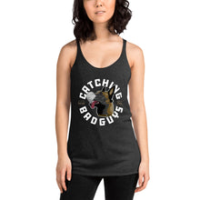 Load image into Gallery viewer, Women&#39;s Catching Bad Guys Not RONA Racerback Tank