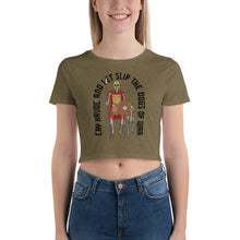 Load image into Gallery viewer, Women&#39;s Spartan Dogs of War Crop Tee