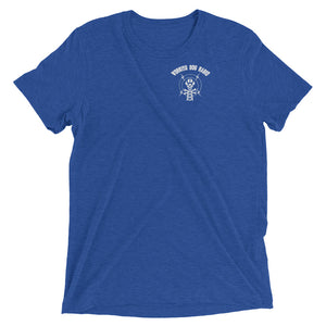 Men's "DON'T put your hand" white logo on back t-shirt
