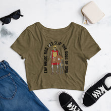 Load image into Gallery viewer, Women&#39;s Spartan Dogs of War Crop Tee