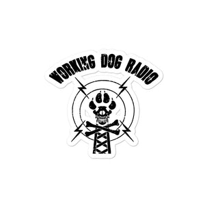 Working Dog Radio Bubble-free stickers