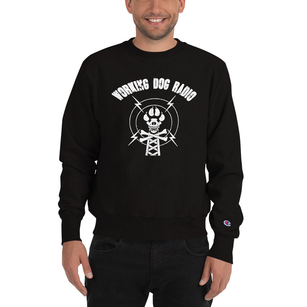 Men's WDR white logo Champion Sweatshirt