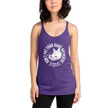 Load image into Gallery viewer, Women&#39;s DON&#39;T put your hand Racerback Tank