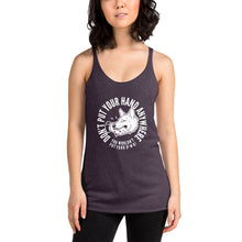 Load image into Gallery viewer, Women&#39;s DON&#39;T put your hand Racerback Tank