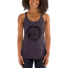Load image into Gallery viewer, Women&#39;s DON&#39;T Put your hand Racerback Tank