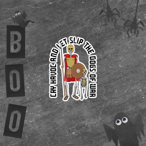 Spartan Dogs of War Bubble-free stickers