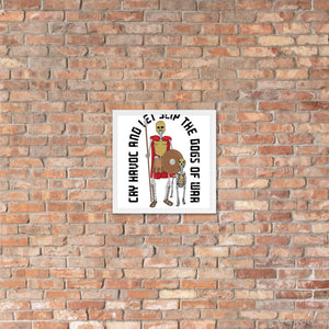 Framed Spartan Dogs of War poster