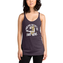 Load image into Gallery viewer, FAKE NEWS Women&#39;s Racerback Tank
