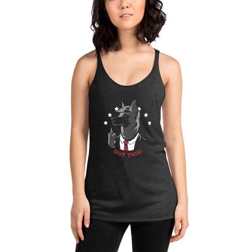 OUT THIS Women's Racerback Tank