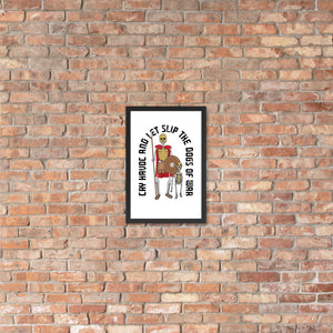 Framed Spartan Dogs of War poster