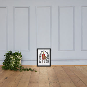 Framed Spartan Dogs of War poster