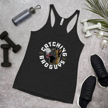 Load image into Gallery viewer, Women&#39;s Catching Bad Guys Not RONA Racerback Tank