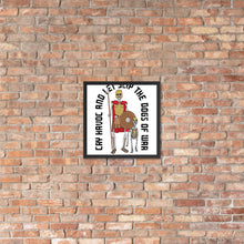 Load image into Gallery viewer, Framed Spartan Dogs of War poster