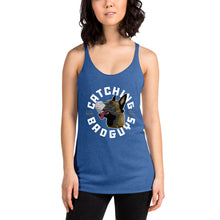 Load image into Gallery viewer, Women&#39;s Catching Bad Guys Not RONA Racerback Tank