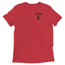 Load image into Gallery viewer, Men&#39;s &quot;DON&#39;T put your hand&quot; black logo on back t-shirt