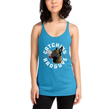 Load image into Gallery viewer, Women&#39;s Catching Bad Guys Not RONA Racerback Tank