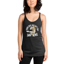 Load image into Gallery viewer, FAKE NEWS Women&#39;s Racerback Tank