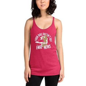 FAKE NEWS Women's Racerback Tank