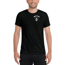 Load image into Gallery viewer, Men&#39;s &quot;DON&#39;T put your hand&quot; white logo on back t-shirt