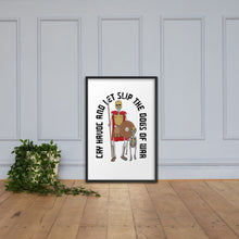 Load image into Gallery viewer, Framed Spartan Dogs of War poster