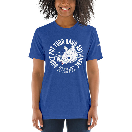 Women's DON'T put your hand  t-shirt