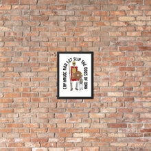 Load image into Gallery viewer, Framed Spartan Dogs of War poster