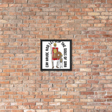 Load image into Gallery viewer, Framed Spartan Dogs of War poster