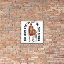 Load image into Gallery viewer, Framed Spartan Dogs of War poster