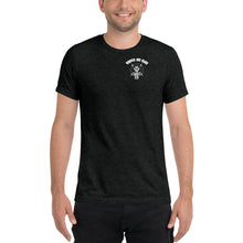Load image into Gallery viewer, Men&#39;s &quot;DON&#39;T put your hand&quot; white logo on back t-shirt