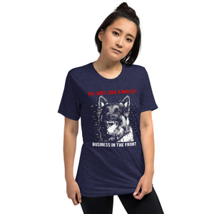 Women's K9 like a Mullet t-shirt