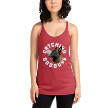 Load image into Gallery viewer, Women&#39;s Catching Bad Guys Not RONA Racerback Tank