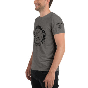 Men's "DON'T put your hand" black logo t-shirt