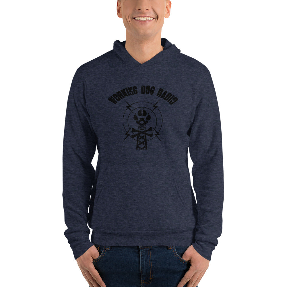 Men's WDR Black logo hoodie