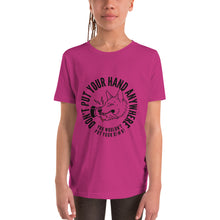 Load image into Gallery viewer, Girl&#39;s Youth Don&#39;t Put your hand T-Shirt