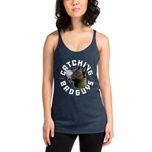 Load image into Gallery viewer, Women&#39;s Catching Bad Guys Not RONA Racerback Tank