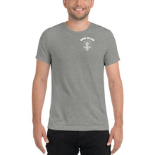 Load image into Gallery viewer, Men&#39;s &quot;DON&#39;T put your hand&quot; white logo on back t-shirt