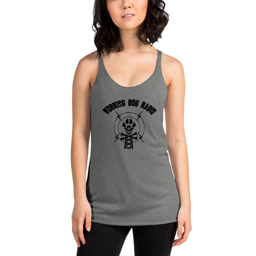 WDR BLACK Women's Racerback Tank