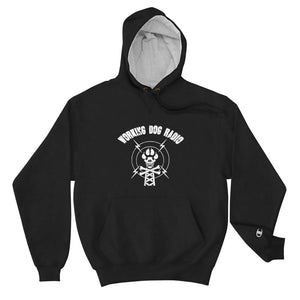 Men's WDR White logo Champion Hoodie