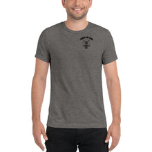 Load image into Gallery viewer, Men&#39;s &quot;DON&#39;T put your hand&quot; black logo on back t-shirt