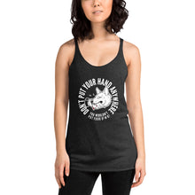 Load image into Gallery viewer, Women&#39;s DON&#39;T put your hand Racerback Tank