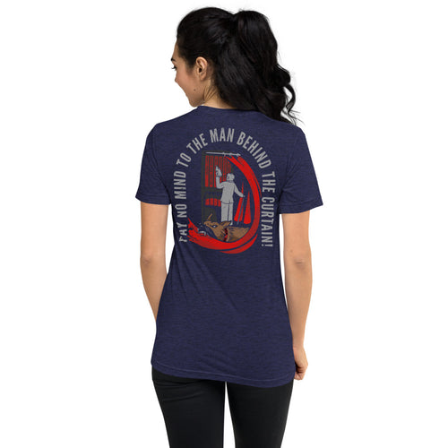 Women's Man Behind The Curtain t-shirt