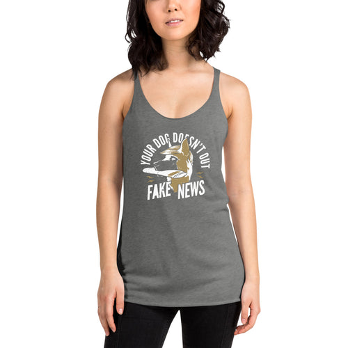 FAKE NEWS Women's Racerback Tank