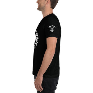 Men's "DON'T put your hand" white logo t-shirt