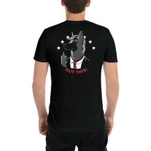Load image into Gallery viewer, Men&#39;s OUT THIS (back) t-shirt