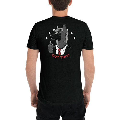 Men's OUT THIS (back) t-shirt